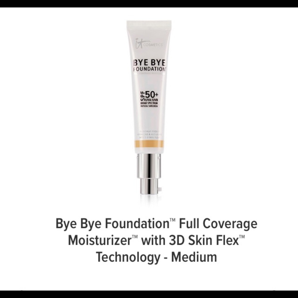 It Cosmetics Bye Bye Foundation Medium NIB